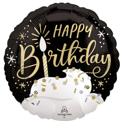 18” Happy Birthday Wishes Balloon - Balloons Bouquets and More
