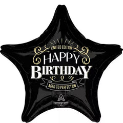Better with Age Birthday Star Foil Balloon, 28in - Balloons Bouquets and More