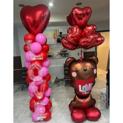 Valentine Love Column - Balloons Bouquets and More