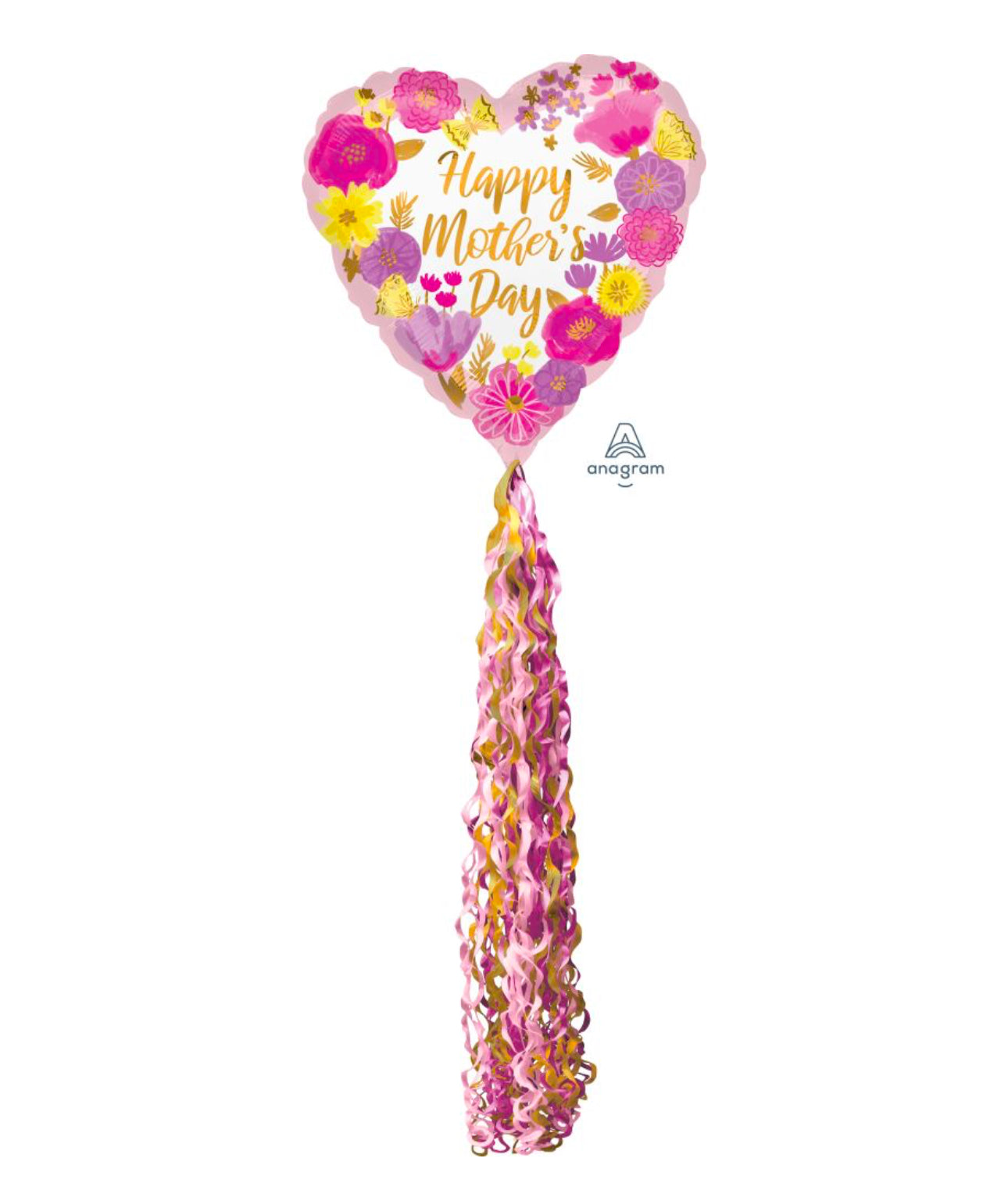 Floral Happy Mothers Day Balloon Supershape - Balloons Bouquets and More