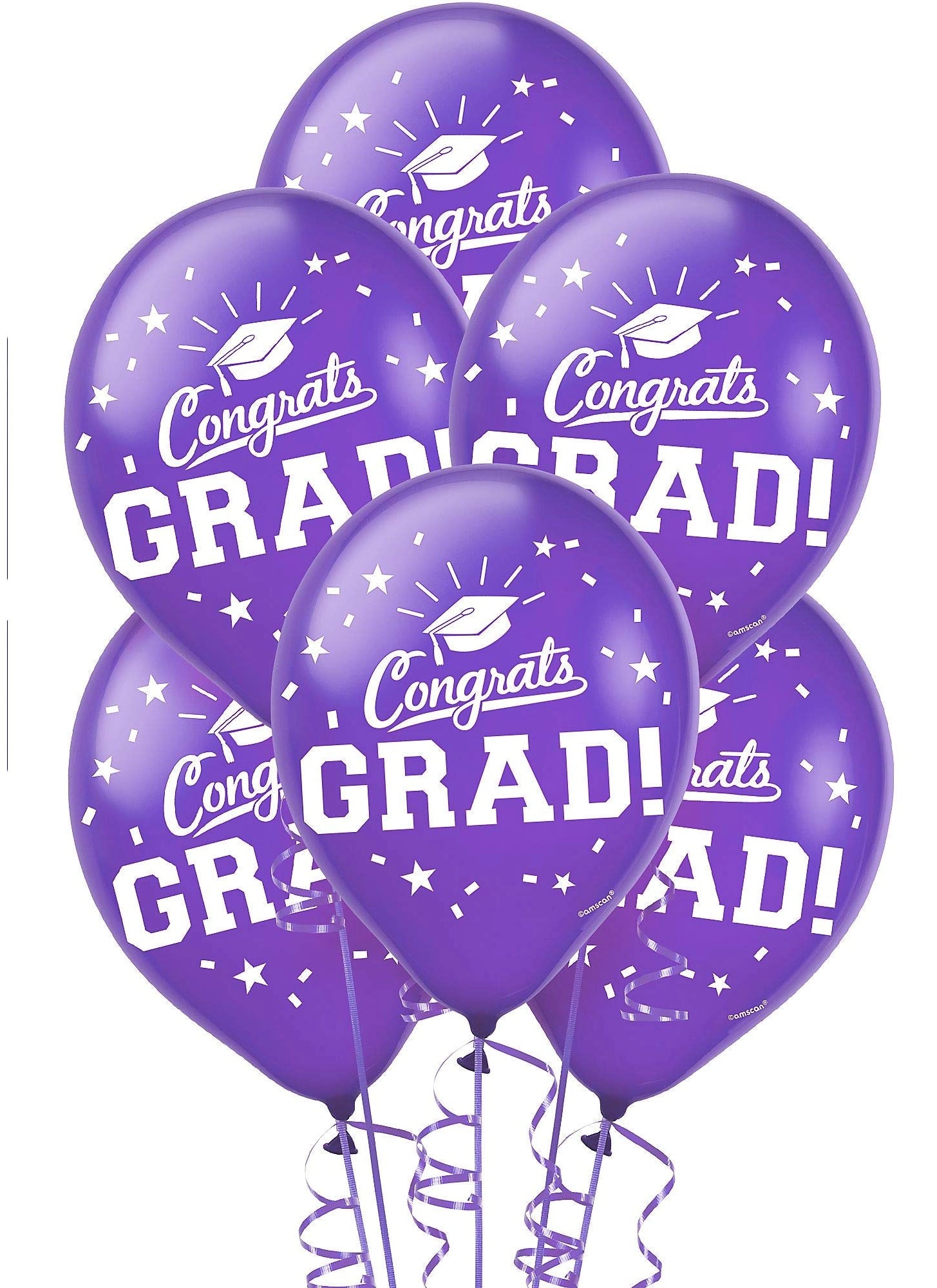 Graduation Printed Latex - 6ct