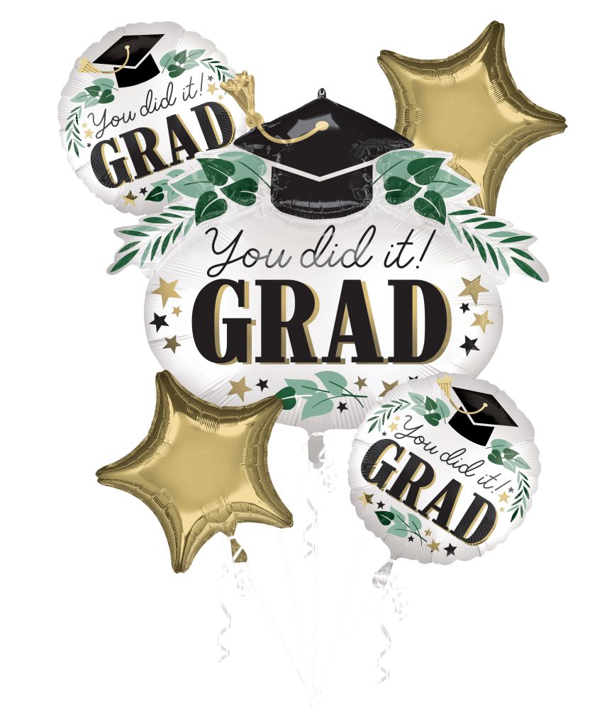 Balloon Bouquet Satin You Did It Ivy Grad