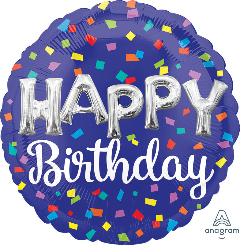 28" Jumbo Happy Birthday Balloon Letters Foil Balloon - Balloons Bouquets and More