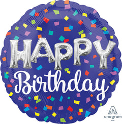 28" Jumbo Happy Birthday Balloon Letters Foil Balloon - Balloons Bouquets and More