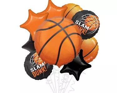 Nothin’ But Net Foil Balloon Bouquet 9pc - Balloons Bouquets and More