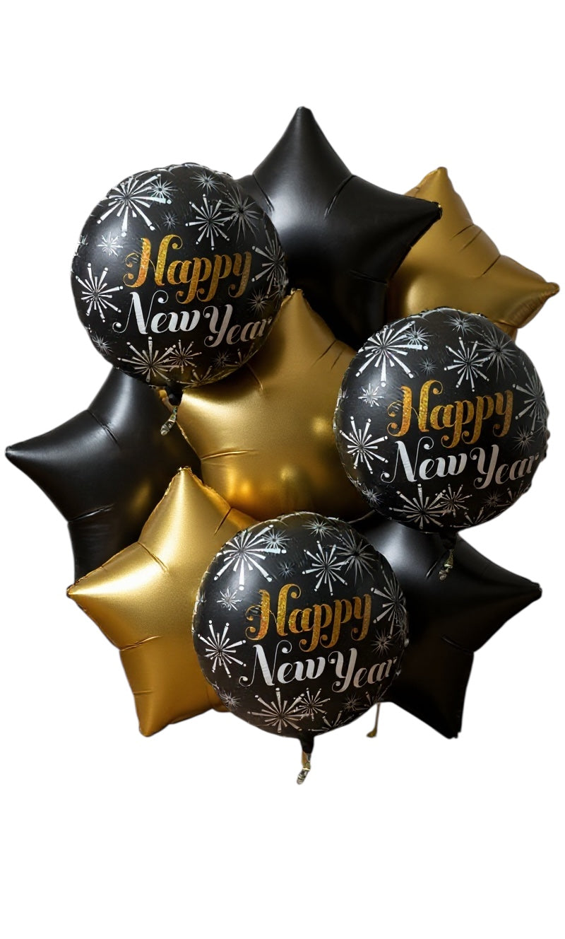 9pc Happy New Year Bouquet