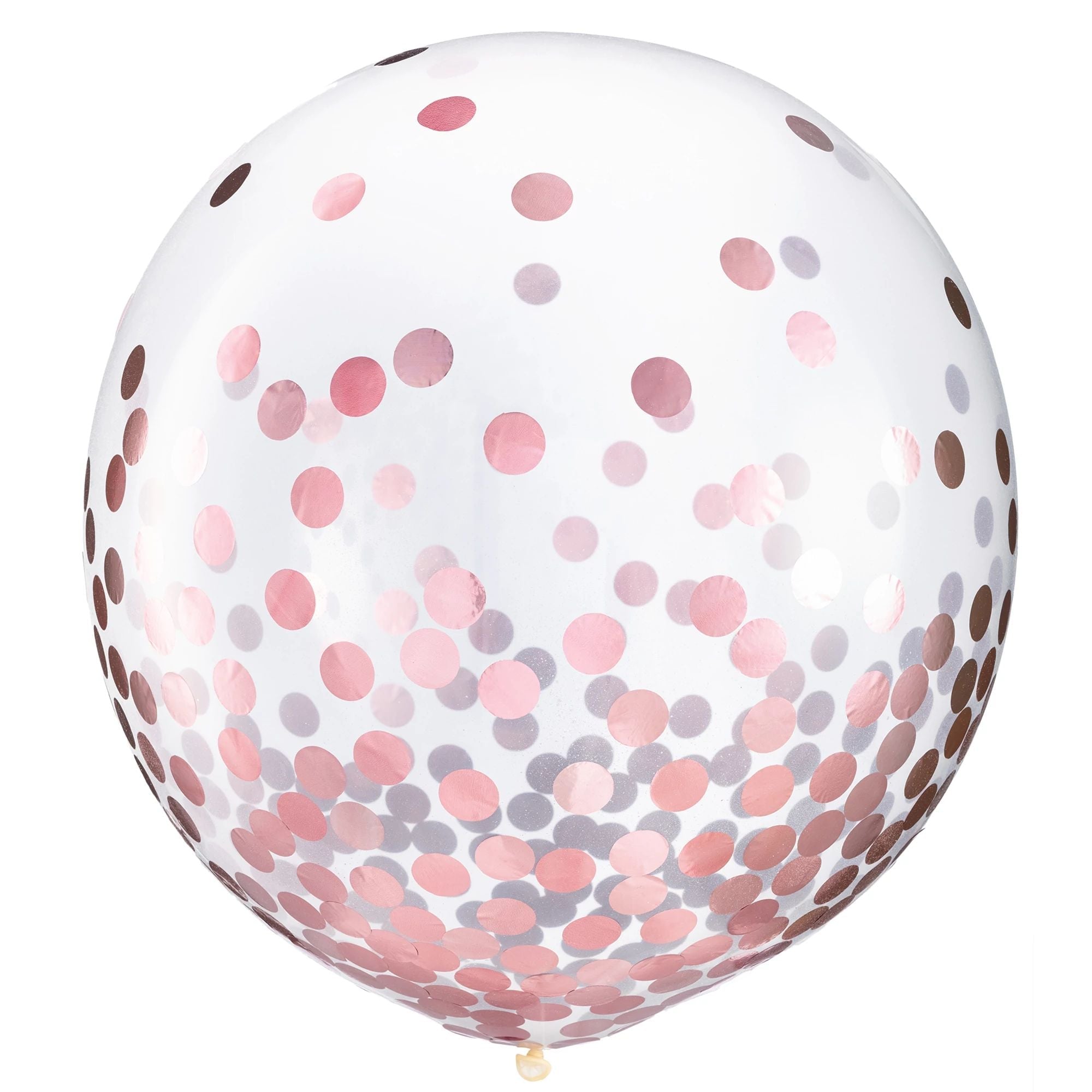Pink Confetti 24" Latex Balloons