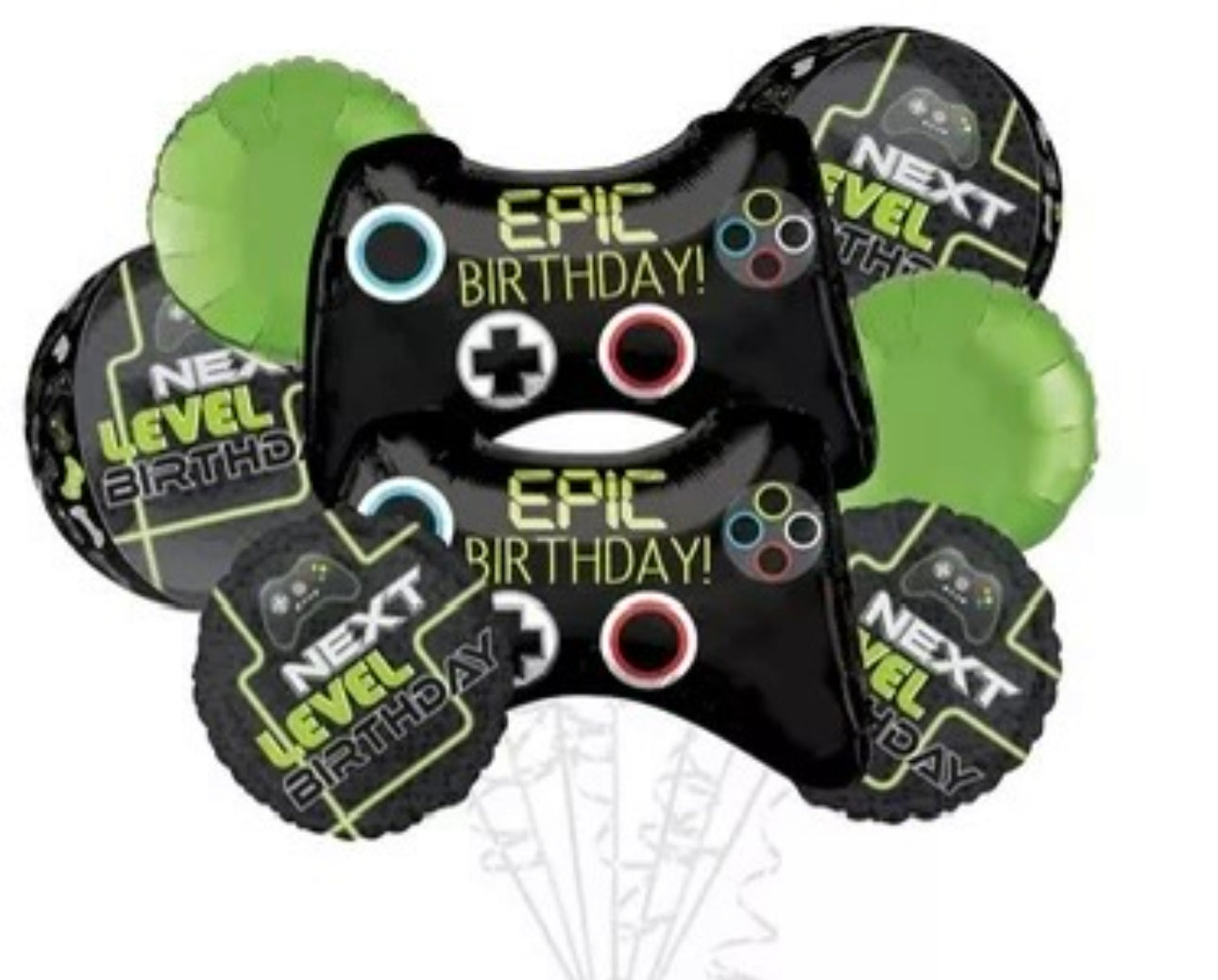 Balloon Bouquet Level Up Birthday