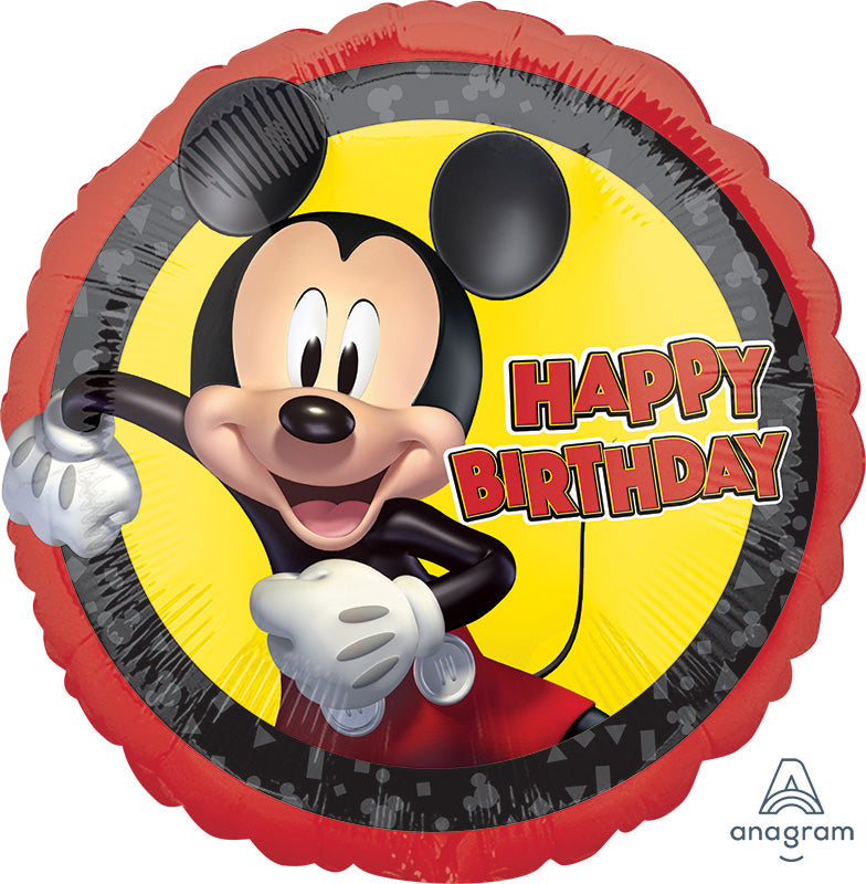 18" Mickey Mouse Forever Birthday Foil Balloon - Balloons Bouquets and More