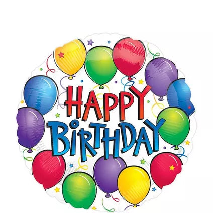 18” Fun Happy Birthday Balloon - Balloons Bouquets and More
