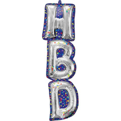 38" Happy Birthday Balloon Letters Foil Balloon - Balloons Bouquets and More