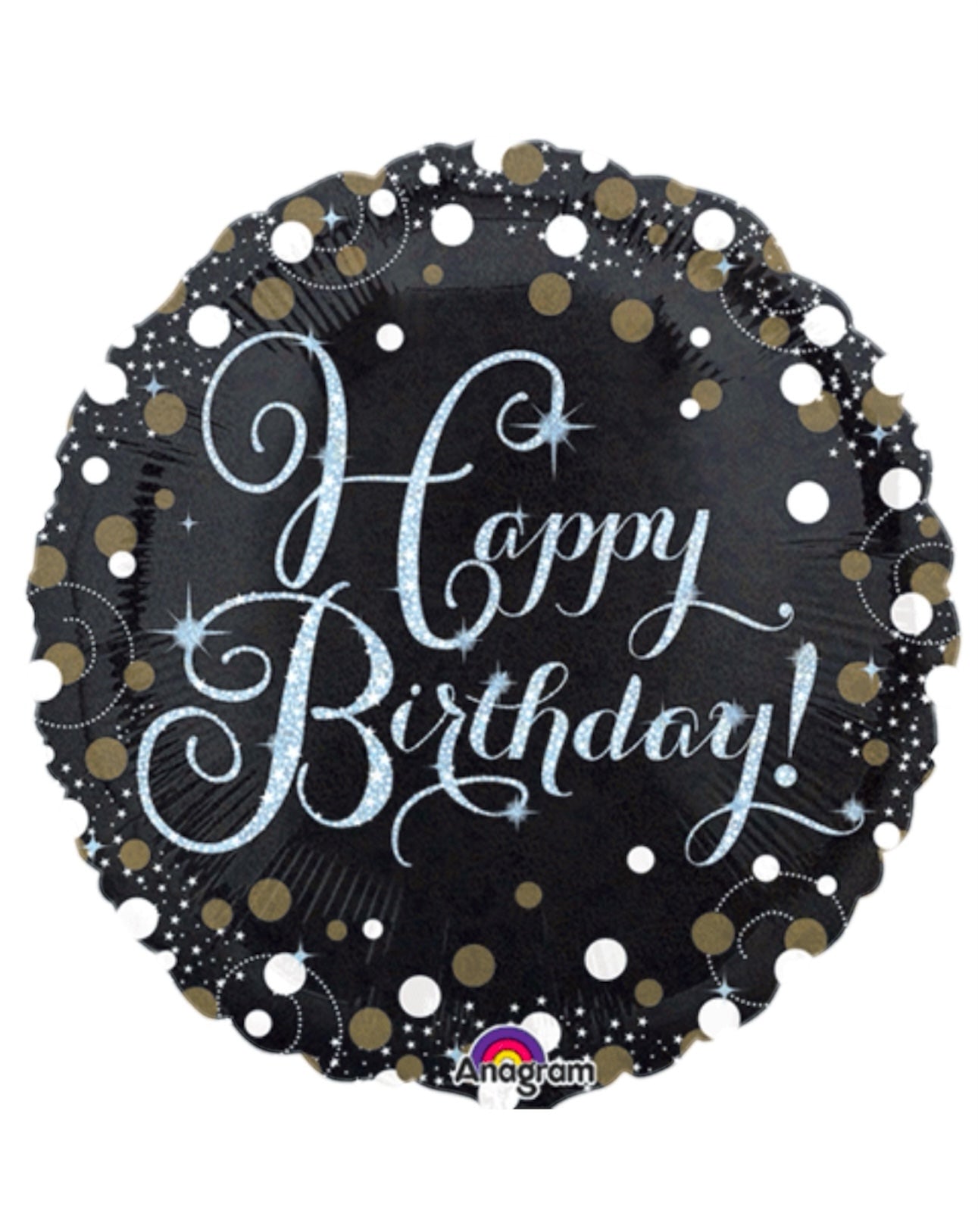 18" Sparkling Birthday Balloon - Balloons Bouquets and More