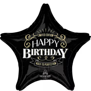 Better with Age Birthday Star Foil Balloon, 28in - Balloons Bouquets and More