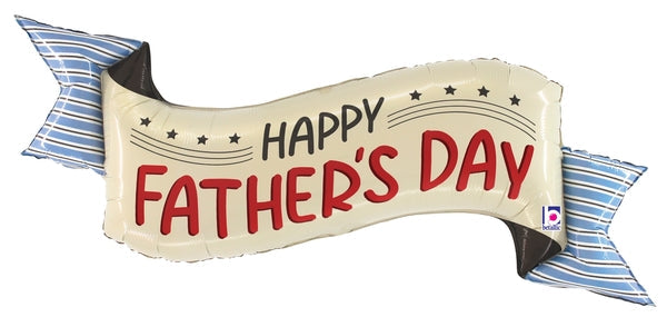 51" Foil Shape Father's Day Banner Foil Balloon