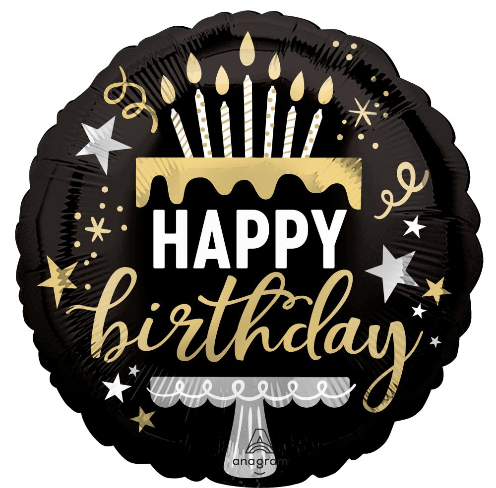 18” Happy Birthday Surprise Balloon - Balloons Bouquets and More