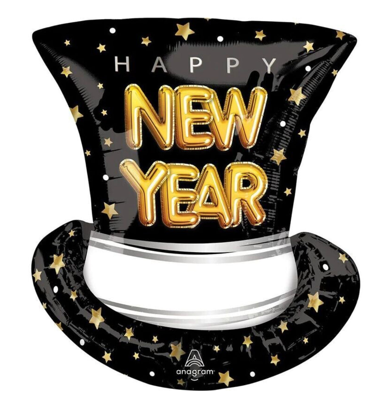 New Year Cheer Top Hat 24"