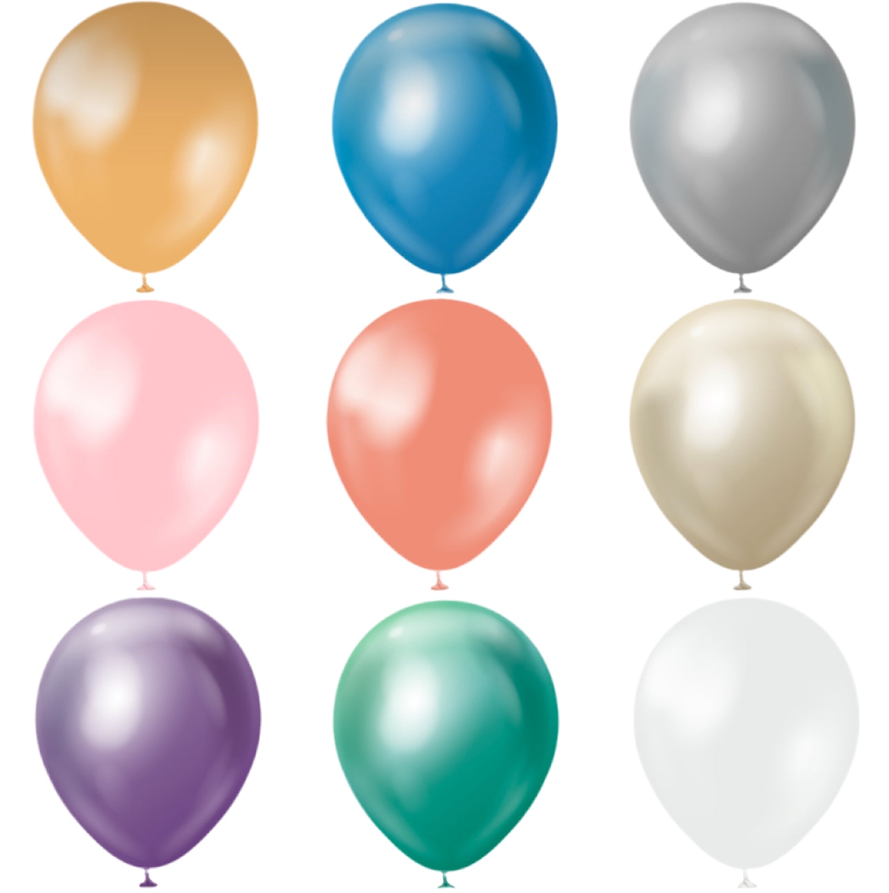 Pearlized 12” Latex Balloons 1ct - Balloons Bouquets and More