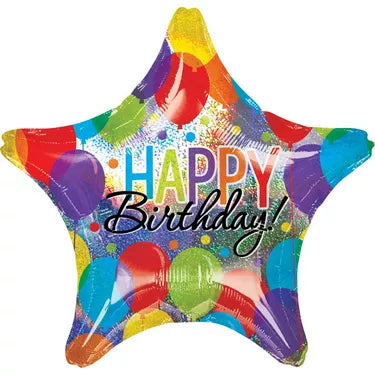 Balloon Bash Happy Birthday 28in - Balloons Bouquets and More
