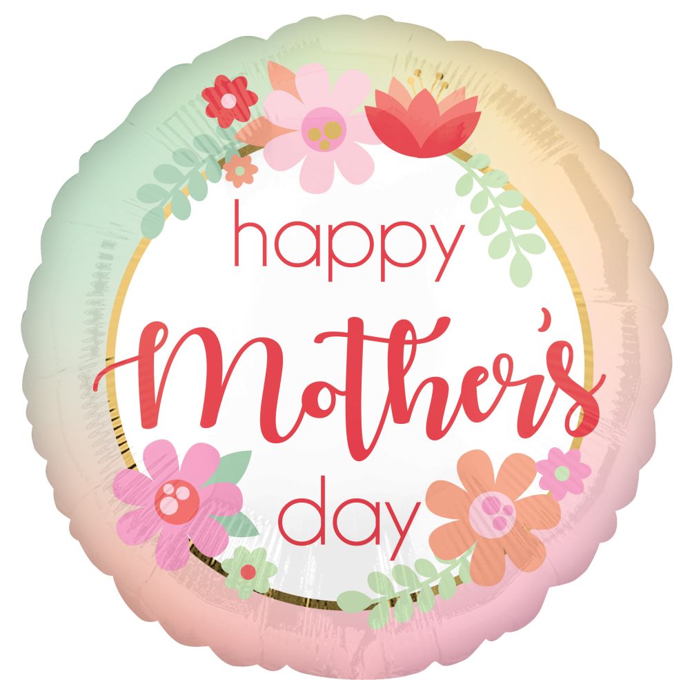 Jumbo Happy Mothers Day Filtered Ombre Balloon - Balloons Bouquets and More
