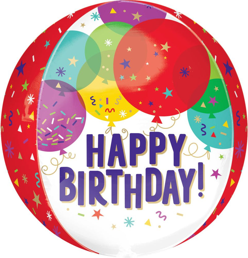 Orbz Happy Birthday Balloons - Balloons Bouquets and More