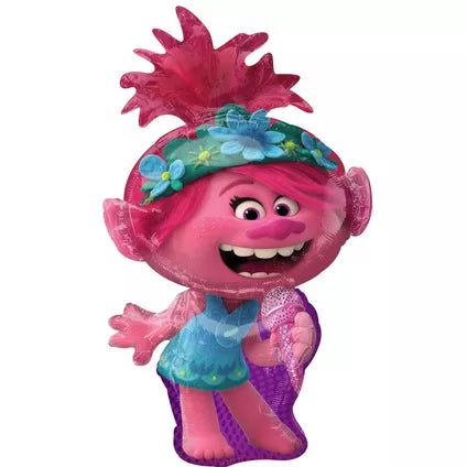 37” Giant Poppy Trolls World Tour Balloon - Balloons Bouquets and More