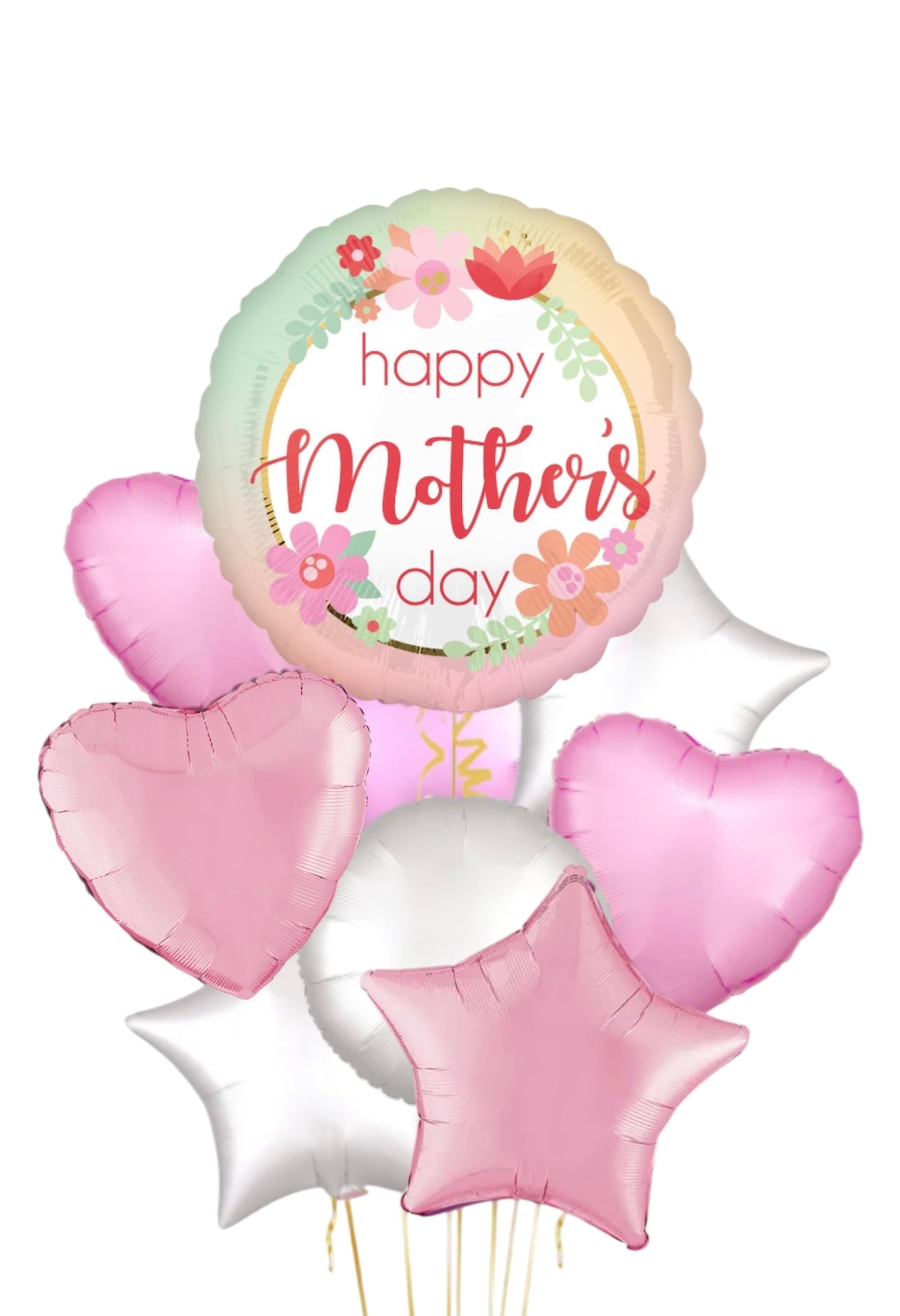 Ombre Happy Mother’s Day 9pc Balloon Bouquet