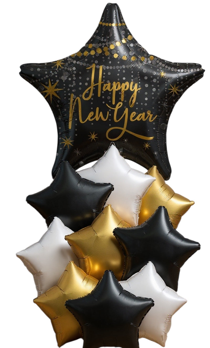 Happy New Years Midnight 10pc Bouquet
